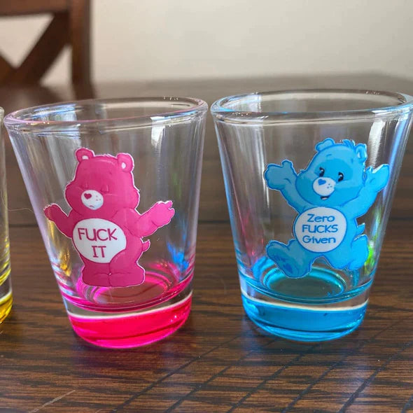 SwearBear Shot Glasses (Set Of 6)