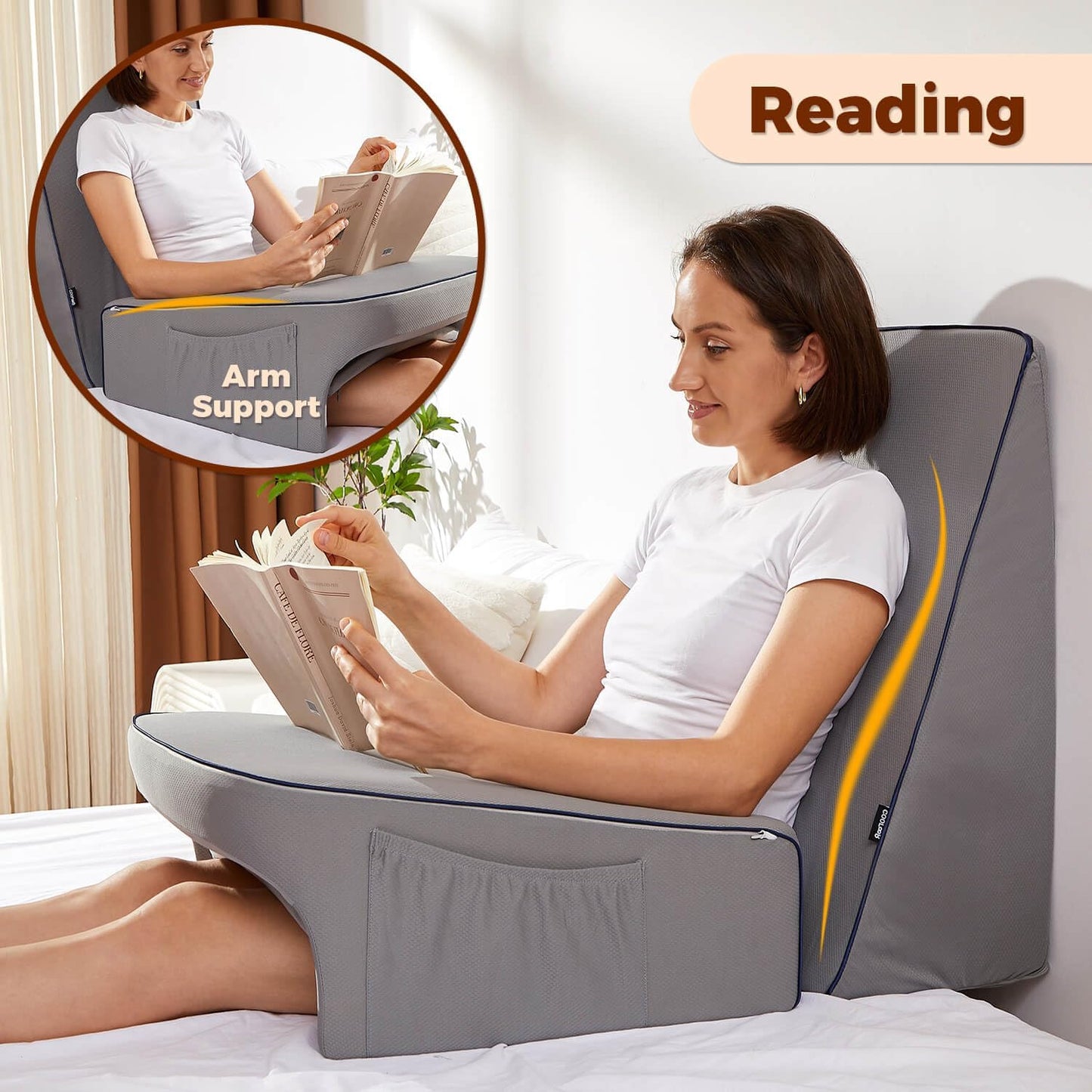 Homelae™ Multifunctional Armrest Pillow