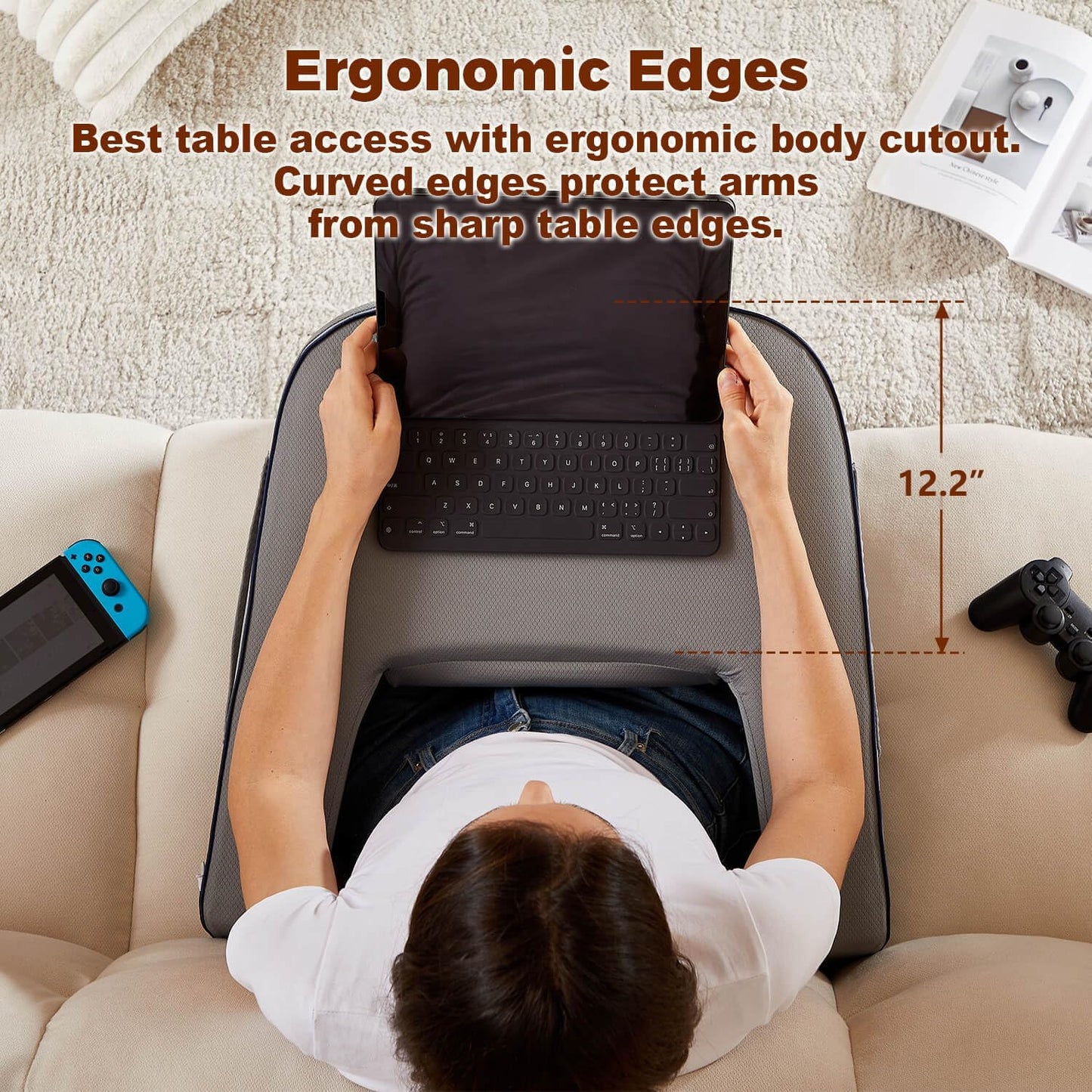 Homelae™ Multifunctional Armrest Pillow