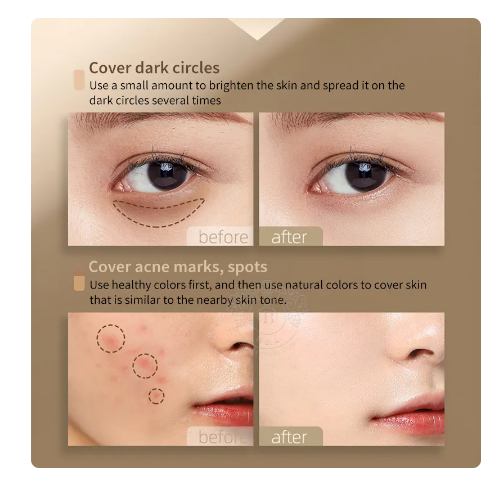 Homelae™ Tri-Color Concealer