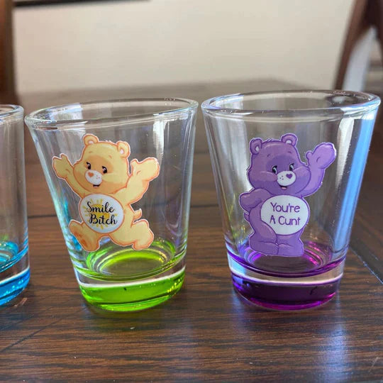 SwearBear Shot Glasses (Set Of 6)