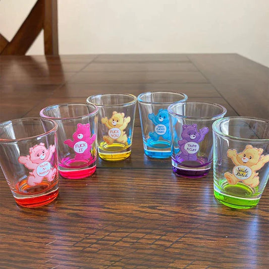 SwearBear Shot Glasses (Set Of 6)