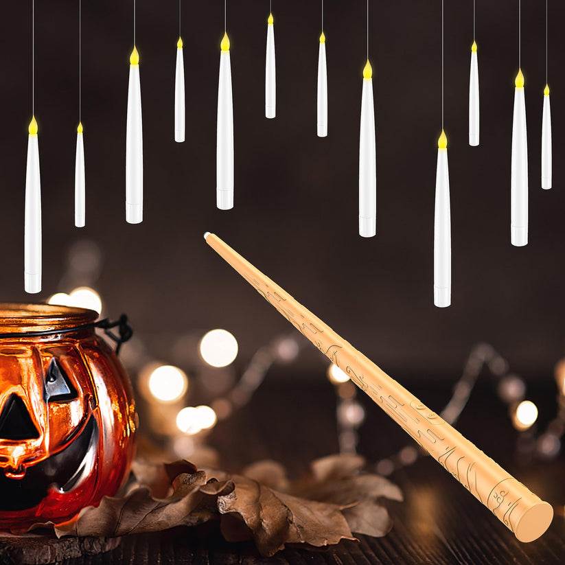 Floating Halloween Candles (With Wand)