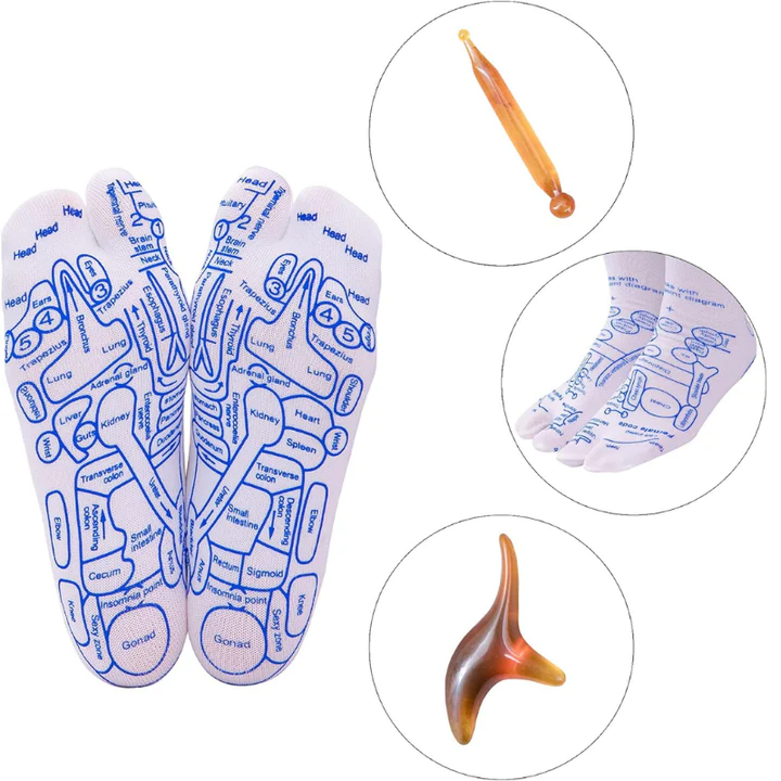 Homelae™ Reflexology Socks with Massage Tool