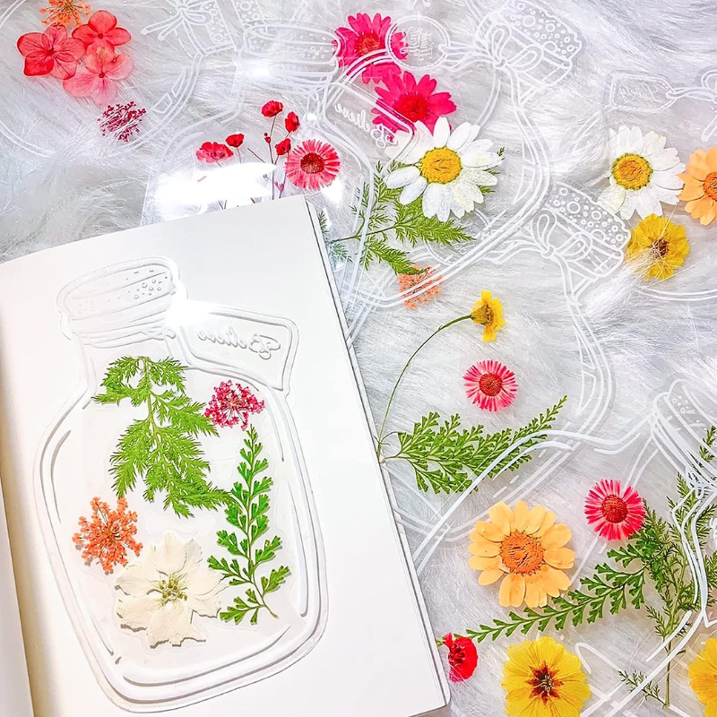 Homelae™ DIY Dried Flower Bookmarks (20PCS)