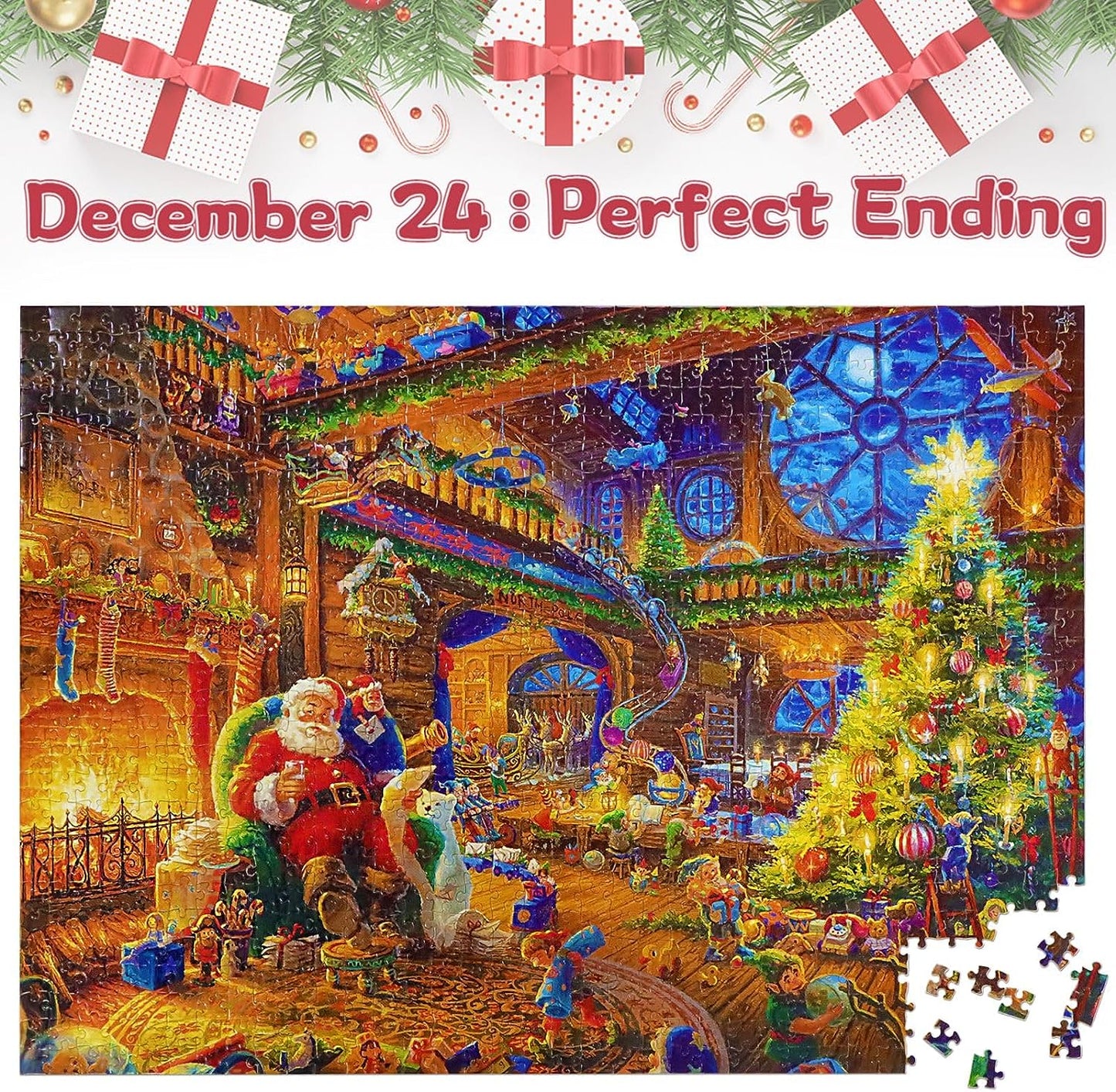 Homelae™ Christmas Advent Calendar Puzzle