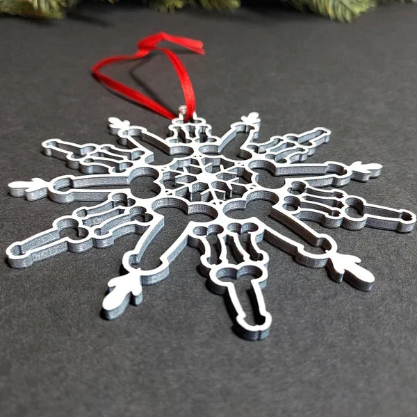 Homelae™ Weiner Snowflake Ornament