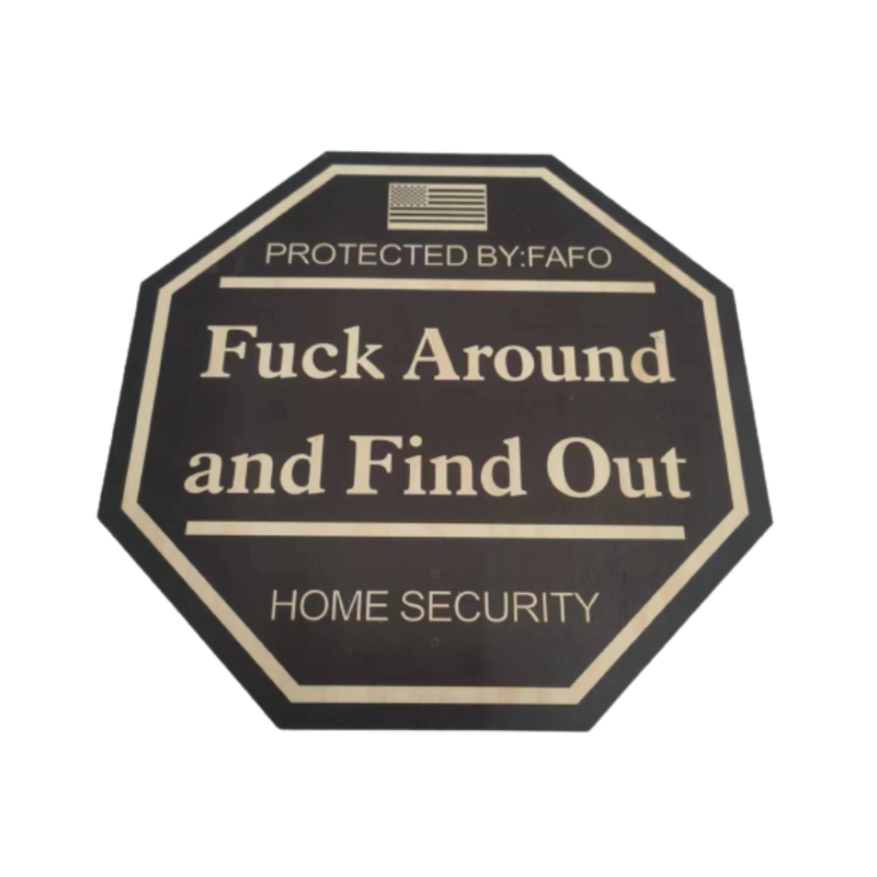 Eff Around Security Yard Sign