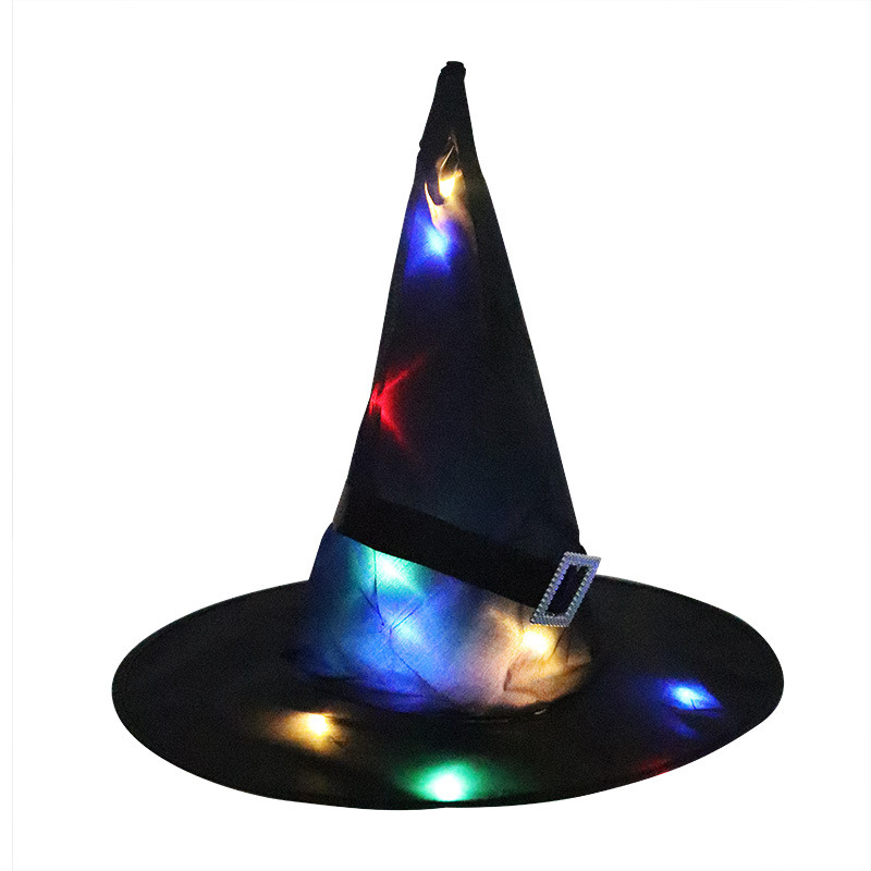 LED Halloween Witch Hats