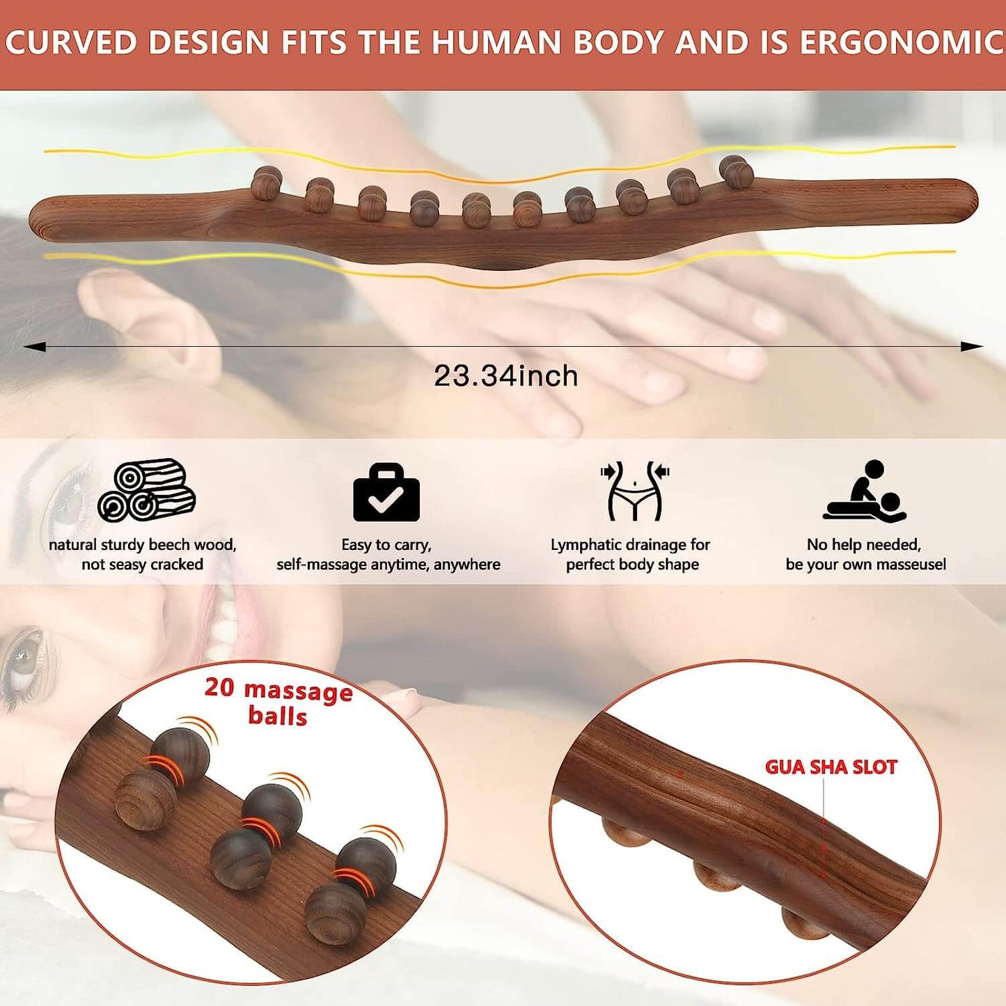 Homelae™ Therapeutic Wood Stick