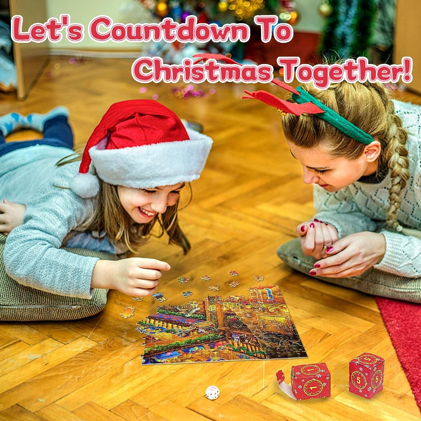 Homelae™ Christmas Advent Calendar Puzzle