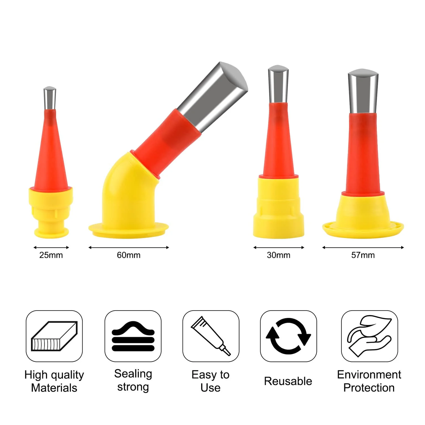 Homelae™ Integrated Rubber Nozzle Tool