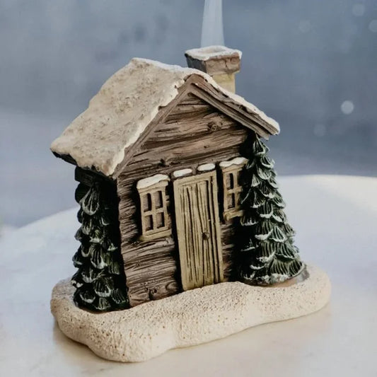 Log Cabin Incense Burner