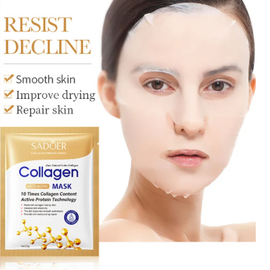 10pc Collagen Face Mask Kit