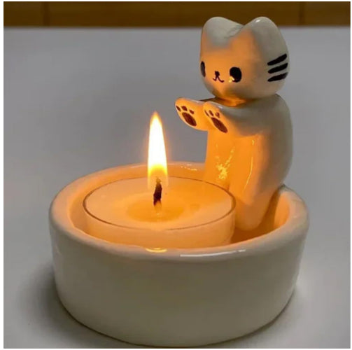 Kitten Candle Holder