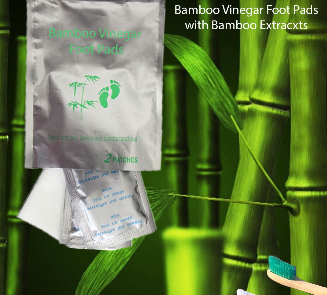 Natural Bamboo Vinegar Detox Foot Pads
