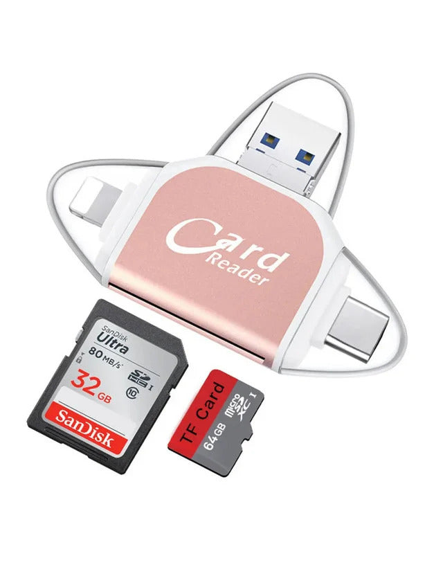 Homelae™ 4-In-1 SD Card Reader