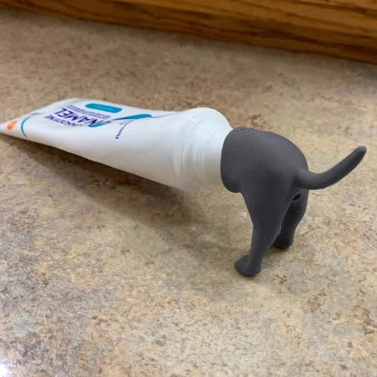 Pooping Dog Toothpaste Topper